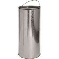 Genuine Joe 135 Gallon Pedal Receptacle Bin 1350 gal Capacity Easy to Clean Foot Pedal 374 Height x 175 Diameter St