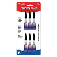 Bazic Super Glue 3G 010 Oz 6Pack Case Pack 24