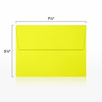 Luxpaper A7 Invitation Envelopes For 5 X 7 Cards In 80 Lb Citrus Printable Envelopes For Invitations Wpeel And Press Seal 2