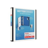 112 Inch Staples Better View Binders With Drings White