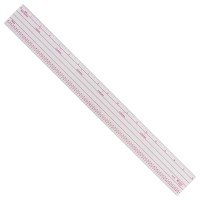 Westcott Graphic Arts Pica Ruler 18 Transparent Ga91