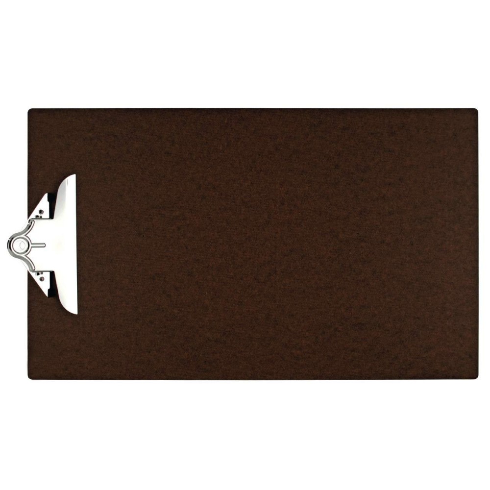 11X17 Clipboard Hardboard Panel Featuring A Jumbo Board Clip Brown