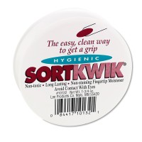 Lee 10132 Sortkwik Fingertip Moisteners 1 34 Oz Pink 2Pack