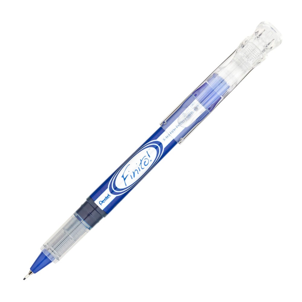 Pentel Finito Porous Point Pen Extra Fine Point Tip Blue Ink Box Of 12 Sd98C