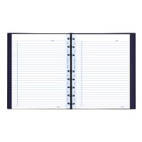 Blueline Miraclebind Notebook 1Subject Mediumcollege Rule Purple Cover 75 925 X 725 Sheets