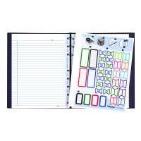 Blueline Miraclebind Notebook 1Subject Mediumcollege Rule Purple Cover 75 925 X 725 Sheets