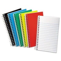 Ampad Memo Notebook Side Spiral Ruled Narrow 50 Shts 5X3 Ast Sold As 1 Each Ess 25095