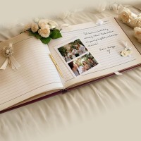 Gallery Leather Guest Book Wedding Guestbook For Vacation Home Baby Shower Party Special Events Add Polaroid Photos 192 Li