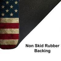 Us American Flag Grunge Thick Mouse Pad