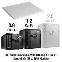 Sentrysafe Shelf Insert For Sfw082 And Sfw123 Fireproof And Waterproof Safes White Adjustable Safe Shelf Accessory For 08 And