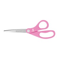 Westcott 15387 8Inch Pink Ribbon Stainless Steel Scissors For Office And Home