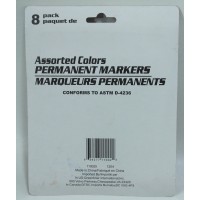 Jot All Purpose Assorted Permanent Markers 8