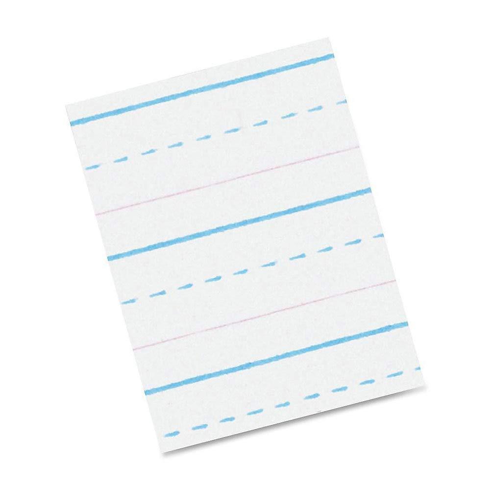 Pacon Paczp2412 Zanerbloser Sulphite Handwriting Paper Dotted Midline Grade 2 12 X 14 X 14 Ruled Long 1012 X 8