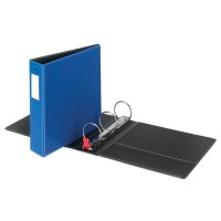 Cardinal Label Holder Round Ring Binder 3 Binder Capacity Letter 8 12 X 11 Sheet Size 575 Sheet Capacity 1 12 Spine