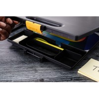 Dexas Clipcase Storage Clipboard With Handle Black