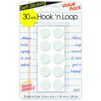 Magic Mounts Hook N Loop 58 Dots 30 Sets