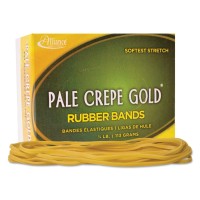 Alliance 21405 Pale Crepe Gold Rubber Bands Sz 117B 7 X 18 1Lb Box