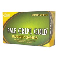 Alliance 21405 Pale Crepe Gold Rubber Bands Sz 117B 7 X 18 1Lb Box