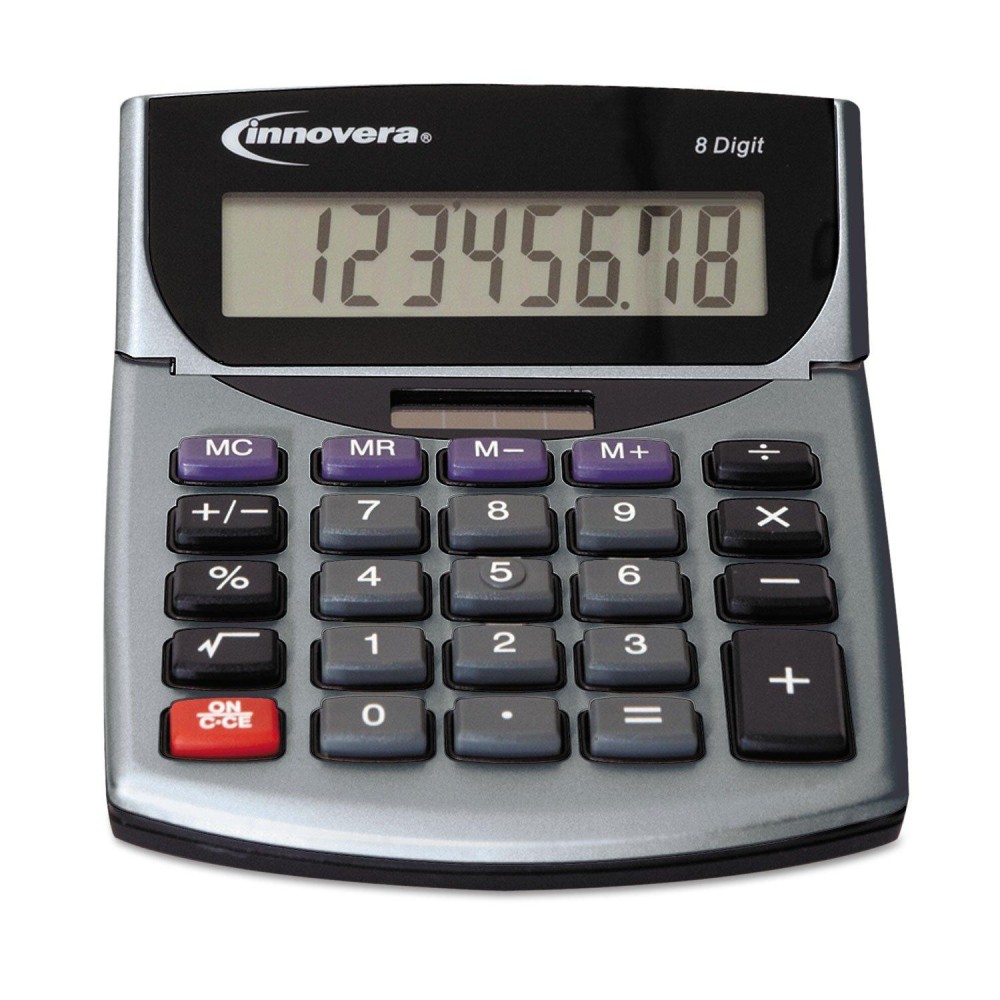 Innovera 15927 Portable Minidesk Calculator 8Digit Lcd Ivr15927