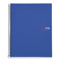 Miquelrius 825 X 1175 A4 Wirebound Notebook 6Subject Graph Paper Blue