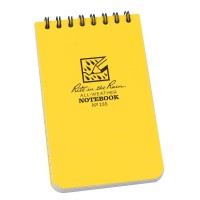 Rite In The Rain Weatherproof Top Spiral Notebook 3 X 5 Yellow Cover Universal Pattern No 135