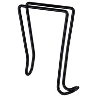 Officemate Wire Cubicle Hook One Side Fits Partitions Up To 25Inch Black 22007