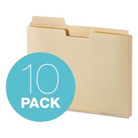 Pendaflex Fp153L10 Expanding File Folder Pocket Letter 11 Point Manila 10Pack