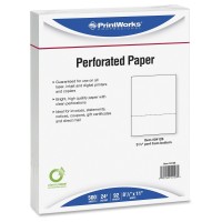 Printworks Professional Office Paper Perforated 323Inch From Bottom 812 X 11 Inches 24Lb 500 Per Ream 04126