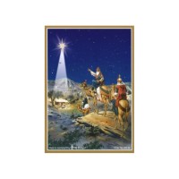 Three Wisemen German Mini Advent Calendar Made In Germany Nativity Mini Advent