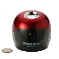 Westcott Ipoint Ball Battery Pencil Sharpener Redblack 15570