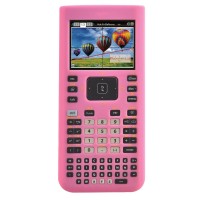 Guerrilla Tinspirepinksc Silicone Case For Texas Instruments Ti Nspire Cxcx Cas Graphing Calculator Pink