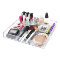 Whitmor 6Section Clear Drawer Organizer