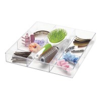 Whitmor 6Section Clear Drawer Organizer