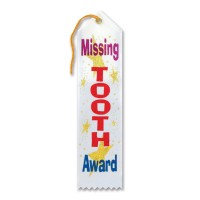 Missing Tooth Award Ribbon