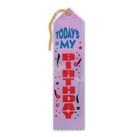 Todays My Birthday Award Ribbon