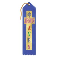 Jesus Saves Ribbon