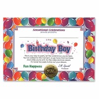 Birthday Boy Certificate