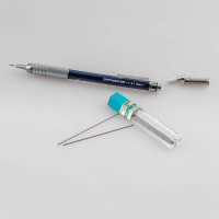 Pentel Drafting Kit With Graph Gear 500 Automatic Drafting Pencil 07Mm Blue Barrel Lead And Mini Eraser Pg527Lebp