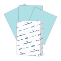 Hammermill Colored Paper 24 Lb Blue Printer Paper 85 X 111 Ream 500 Sheets Made In The Usa Pastel Paper 103671R