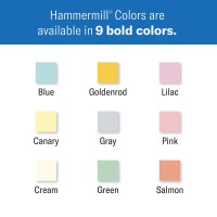 Hammermill Colored Paper 24 Lb Blue Printer Paper 85 X 111 Ream 500 Sheets Made In The Usa Pastel Paper 103671R