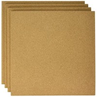 Lorell Natural Cork Panels 12 X 12 Pack Of 4