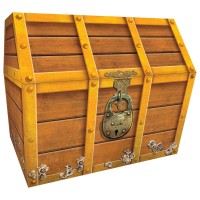 Teacher Created Resources Tcr5048 Treasure Chest 95 Inch X 8 Inch X 85 Inch Brown