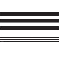 Teacher Created Resources Black White Stripes Straight Border Trim 5223