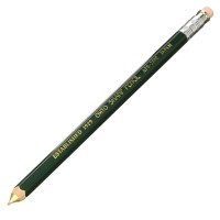 Ohto Mechanical Pencil Wood Sharp With Eraser 05Mm Green Body Aps280Egreen