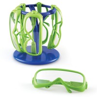 Learning Resources Science Safety Glasses With Stand Preschool Science Set Of 6 Ages 3