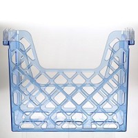 Officemate OIC Blue Glacier Desktop File Organizer Transparent Blue 23221