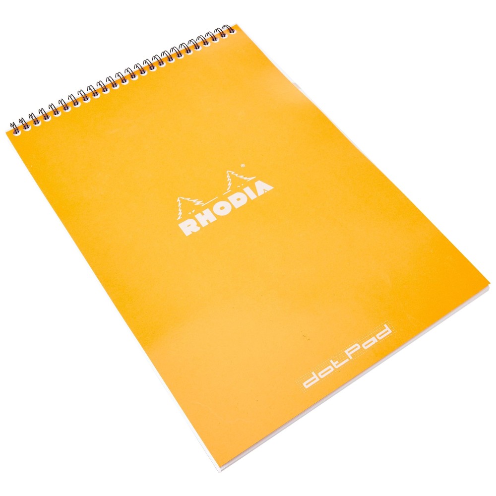 Rhodia Wirebound Notepad A4 Dot Orange