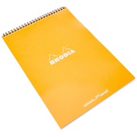 Rhodia Wirebound Notepad A4 Dot Orange