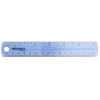 Westcott 6Inch Plastic Ruler Assorted Colors 2Pack