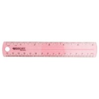 Westcott 6Inch Plastic Ruler Assorted Colors 2Pack